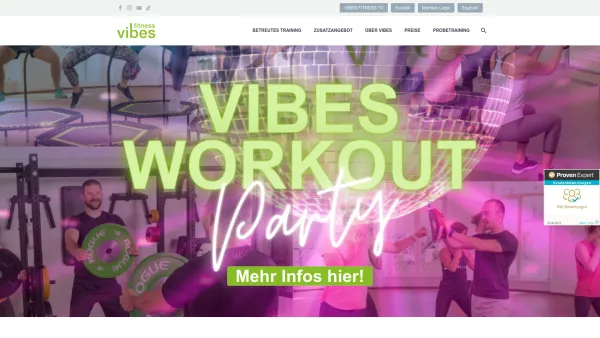 Website Screenshot: VIBES FITNESS Südtiroler Platz - VIBES Fitness - Ihr #1 Fitnessstudio Graz & Fitnesscenter - Date: 2023-06-26 10:26:47