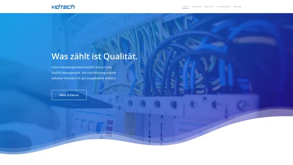 Website Screenshot: VidTech TFM - Home - VIDTECH GmbH - Date: 2023-06-26 10:24:11