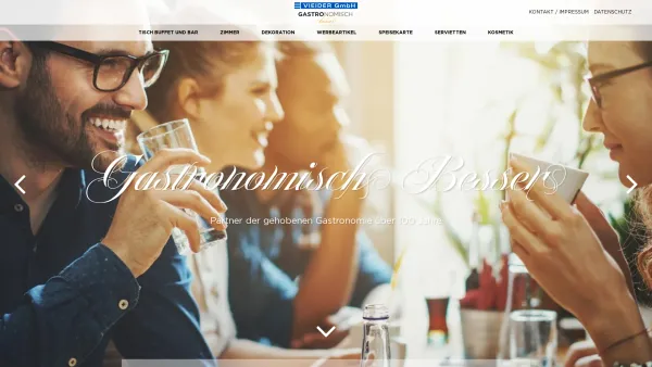 Website Screenshot: Vieider GASTRO GmbH. - Gastronomisch Besser - Vieider Gastro - Date: 2023-06-14 10:46:03