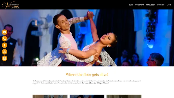 Website Screenshot: Tanzsportclub Vienna Dance - Tanzsportclub TSC Vienna Dance: TSC Vienna Dance: Vienna Dance - Date: 2023-06-26 10:24:11