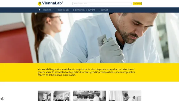Website Screenshot: ViennaLab Diagnostics GmbH - ViennaLab - ViennaLab Diagnostics GmbH - Date: 2023-06-26 10:24:11