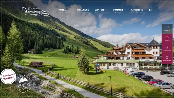 Website Screenshot: Hotel Vierjahreszeiten * * Hintertux Tirol - 4* Hotel Vierjahreszeiten in Hintertux im Zillertal - Date: 2023-06-26 10:24:11