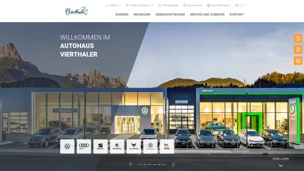 Website Screenshot: Autohaus Vierthaler - Autohaus Vierthaler - Date: 2023-06-26 10:24:14