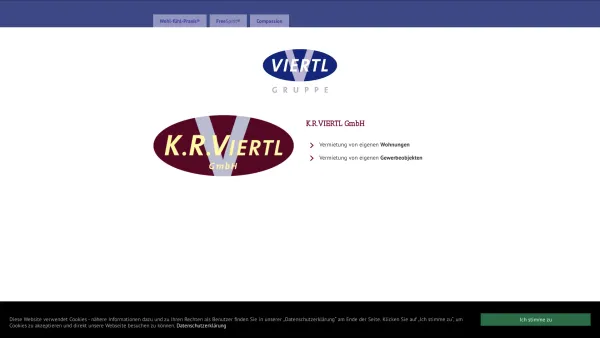 Website Screenshot: Ing. Viertl Bau Baustoffe viertl.at - Home - Viertl Group - Date: 2023-06-26 10:24:14