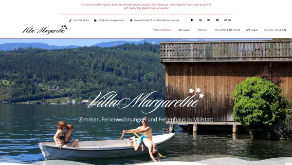 Website Screenshot: Villa Margarethe - Villa Margarethe – Eine weitere WordPress-Seite - Date: 2023-06-26 10:24:14