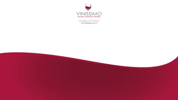 Website Screenshot: vinissimo - Vinothek & Bistro - Vinissimo - Franz Haslinger • Weinhandel • Weinseminare • Weinreisen - Date: 2023-06-15 16:02:34