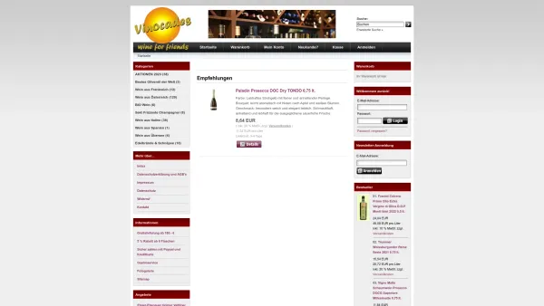 Website Screenshot: Vinocades Weinhandel GmbH - BESTES OLIVENÖL DER WELT - Familie CUTRERA aus der Monti Iblei - Date: 2023-06-26 10:24:14