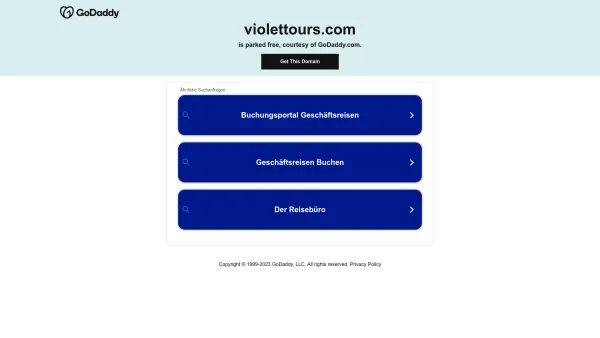 Website Screenshot: VIOLETT TOURS - Date: 2023-06-26 10:24:14