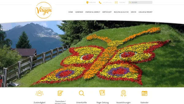 Website Screenshot: Gemeindeamt gemeinde virgen - Virgen - Offizielle Seite der Nationalparkgemeinde - Date: 2023-06-26 10:24:14