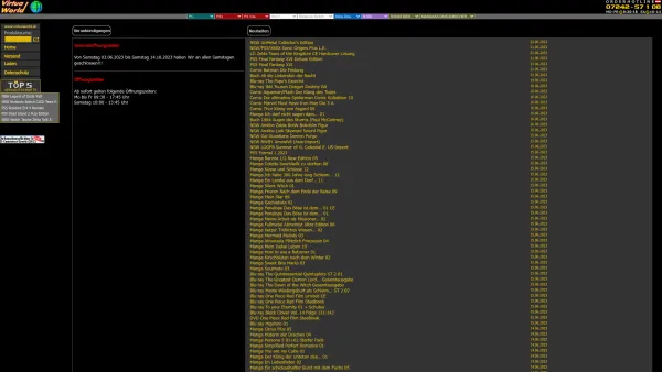 Website Screenshot: Virtua World - Virtua World - Online Shop für Playstation, Switch, Mangas, XBOX, WII, PSP, NDS, PS3, PC-Games, Hardware und Zubehör - Date: 2023-06-26 10:24:14