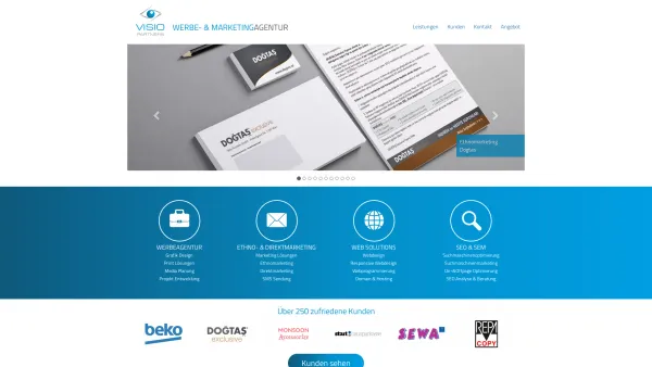 Website Screenshot: VisioPartners - SEO und Responsive Webdesign von Werbeagentur Wien - Date: 2023-06-26 10:24:17