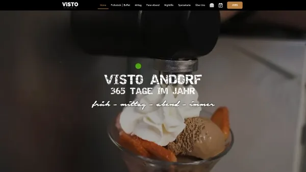 Website Screenshot: Gerhard Visto index - ViSTO Andorf | Burger, Frühstück, Drinks & Events - Date: 2023-06-26 10:24:17