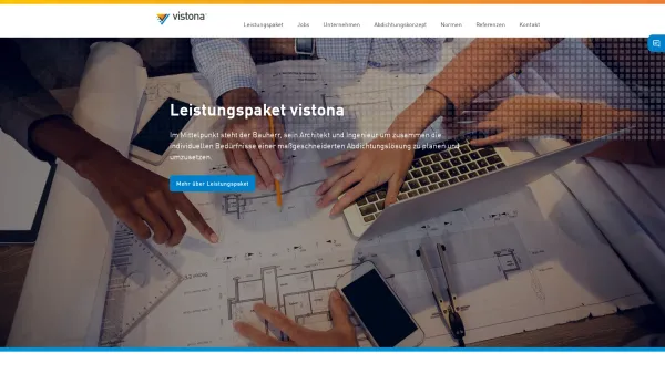 Website Screenshot: vistona GmbH - Abdichtungssysteme | Weiße Wanne | Beste Planung - Date: 2023-06-15 16:02:34
