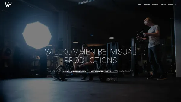 Website Screenshot: Visual Productions Professionelle Film und Videoproduktion - Visual Productions | Strategische Videoproduktion in Linz - Date: 2023-06-26 10:24:17