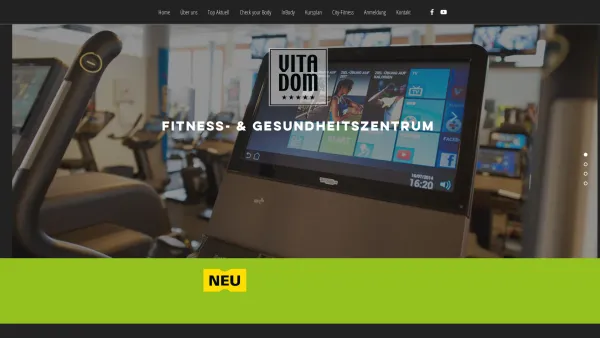 Website Screenshot: bei Vitadom Schiffert KG - Abnehmen Ausdauer Kraft | Vitadom Fitness- und Gesundheitsclub | Landeck - Date: 2023-06-26 10:24:17
