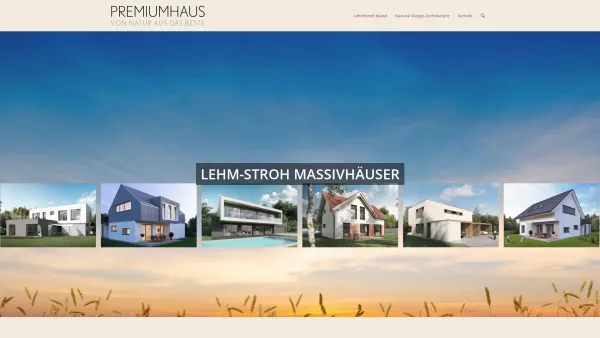 Website Screenshot: Vitalhaus - Cluster für ökologisches Bauen - Die einzigartige Lehm-Stroh Wand | PremiumHaus Österreich - Date: 2023-06-26 10:24:17