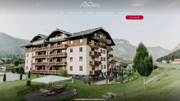 Website Screenshot: Vitalhotel Gosau - Vitalhotel Gosau | Hotel In Salzkammergut | Gosau Familienhotel - Date: 2023-06-14 10:46:03