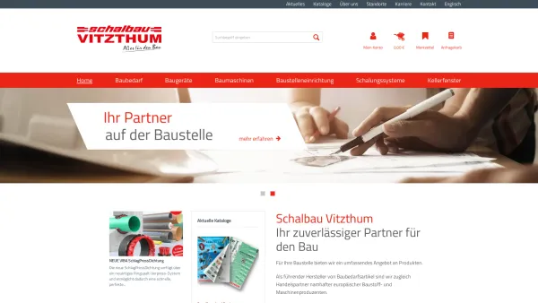 Website Screenshot: Schalbau Vitzthum Austria Baubedarf Baumaschinen - Schalbau Vitzthum | Schalbau Vitzthum - Date: 2023-06-26 10:24:17