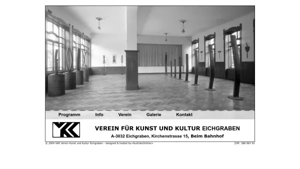 Website Screenshot: Verein für Kunst und Kultur Eichgraben - Vkk-Eichgraben - Home - Date: 2023-06-26 10:24:20