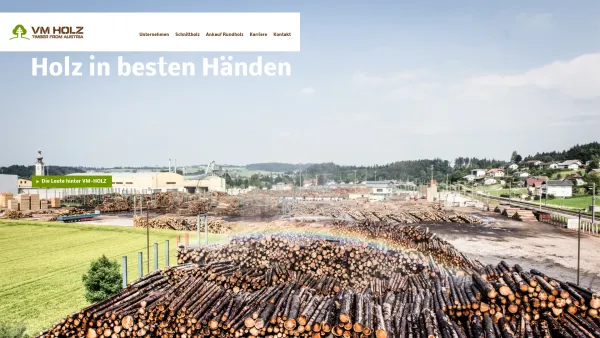 Website Screenshot: VM Holz GmbH / Vöcklamarter Holzindustrie GmbH - VM HOLZ - Timber from Austria - Date: 2023-06-14 10:46:06