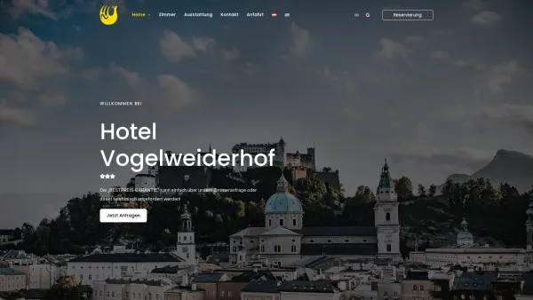 Website Screenshot: Salzburg Hotel Vogelweiderhof - Herzlich Wilkommen - Hotel Vogelweiderhof - Date: 2023-06-26 10:24:18