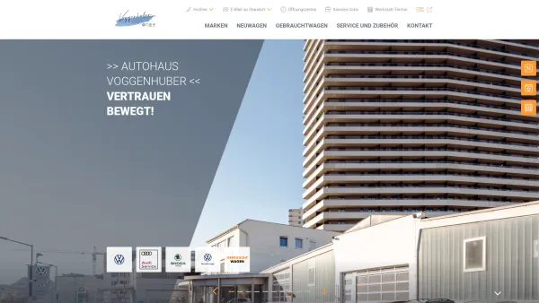 Website Screenshot: Autohaus Voggenhuber VW VWLNF AUDI GEBRAUCHTWAGEN - Autohaus Voggenhuber GmbH & Co. KG - Date: 2023-06-26 10:24:20