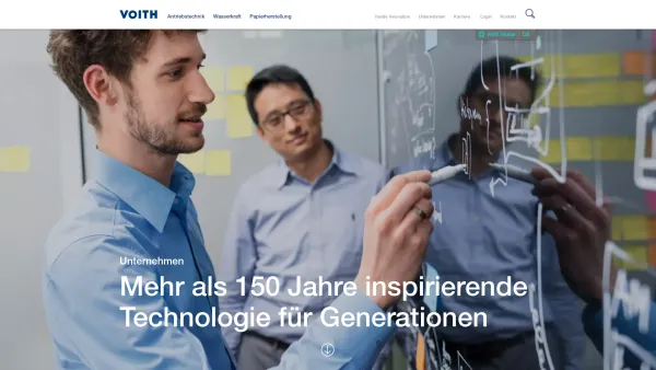 Website Screenshot: Voith Turbo special_vt_index.html - Unternehmen Übersicht | Voith - Date: 2023-06-26 10:24:23
