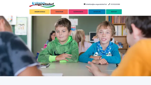 Website Screenshot: Volksschule Engerwitzdorf-Schweinbach - Volksschule Engerwitzdorf Schweinbach – Willkommen auf unserer Schulseite! - Date: 2023-06-26 10:24:23