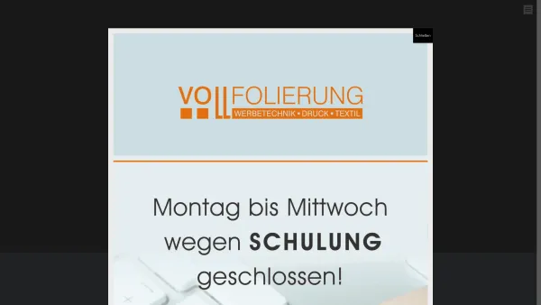 Website Screenshot: Markus Leitinger
Vollfolierung - HOME - Vollfolierung Markus Leitinger | Werbetechnik - Date: 2023-06-14 10:46:06