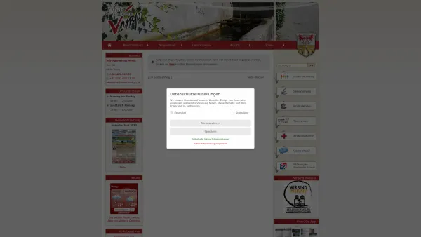 Website Screenshot: Gemeindeamt Vomp RiS-Kommunal - Vomp Gemeinde - Startseite - Date: 2023-06-26 10:24:23