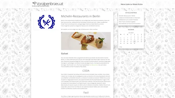 Website Screenshot: Voralpenbräu Gastronomie KG - Voralpenbraeu.at - Ein Blog über Gourmet-Essen - Date: 2023-06-26 10:24:23