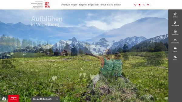 Website Screenshot: Alpenregion Bludenz Tourismus GmbH - Die Urlaubsregion rund um die Alpenstadt Bludenz Sommer - Date: 2023-06-26 10:24:23
