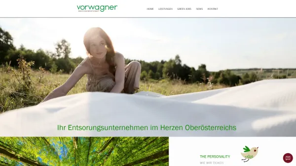 Website Screenshot: VORWAGNER Kreislaufwirtschaft GmbH & CoKG - VORWAGNER Kreislaufwirtschaft GmbH | Entsorgung Oberösterreich | Österreich - Date: 2023-06-26 10:24:23