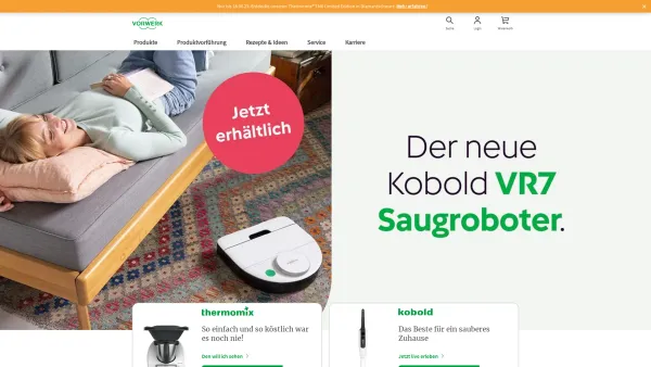 Website Screenshot: Vorwerk Austria GmbH & Co KG - Thermomix® und Kobold Staubsauger | Vorwerk - Date: 2023-06-15 16:02:34