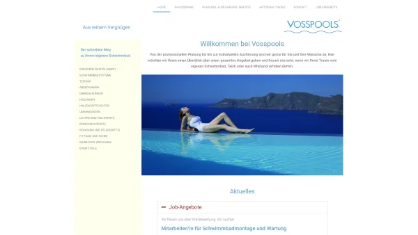 Website Screenshot: Hammer Makri Gesellschaft Vosschemie - Vosspools - Date: 2023-06-26 10:24:23