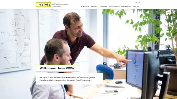 Website Screenshot: VRVis Zentrum für Virtual Reality und Visualisierung Forschungs-GmbH - Österreichs größte Forschungseinrichtung auf dem Gebiet des Visual Computing - Date: 2023-06-15 16:02:34