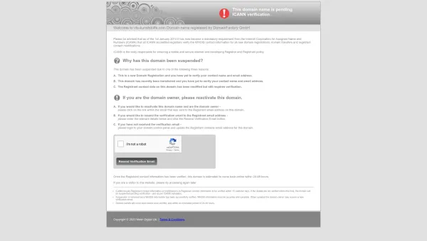 Website Screenshot: VTS-Kunststoffe - Domain pending ICANN verification. - Date: 2023-06-14 10:46:06