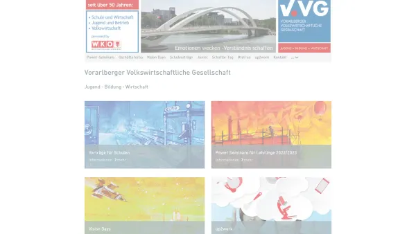 Website Screenshot: Vorarlberger Volkswirtschaftliche Gesellschaft - Vorarlberger Volkswirtschaftliche Gesellschaft - WKO.at - Date: 2023-06-14 10:46:06