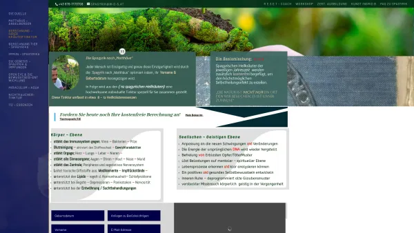 Website Screenshot: Wissenschaft der Spagyrik - ~ Wissenschaft der Spagyrik - Date: 2023-06-26 10:24:24