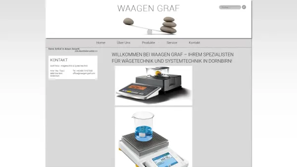 Website Screenshot: Franz Graf Wägetechnik Systemtechnik - WaagenGraf - Waagengraf - Date: 2023-06-26 10:24:26