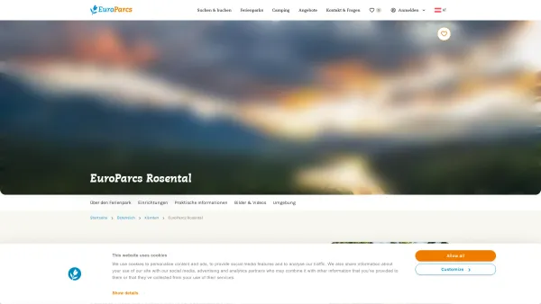Website Screenshot: Wahaha Paradise - Ferienpark Rosental | Bergerlebnis | EuroParcs - Date: 2023-06-14 10:46:08