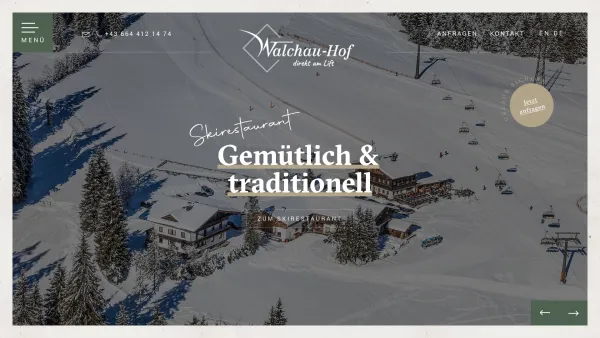 Website Screenshot: Georg Unbenanntes Dokument - Zimmer & Appartements mit Frühstück / Halbpension | Walchauhof - Date: 2023-06-26 10:24:29