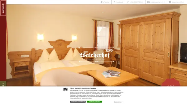 Website Screenshot: Walcherhof - Pension Walcherhof, Ramsau am Dachstein | +43 (0) 3687/81243 - Date: 2023-06-26 10:24:29