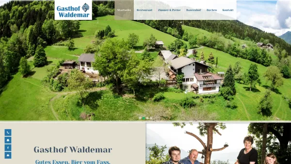 Website Screenshot: Gasthof Waldemar - Gasthof Waldemar | Nassfeld Hermagor Zimmer Bauernhof in Kärnten - Date: 2023-06-15 16:02:34
