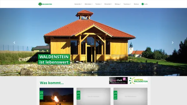 Website Screenshot: Gemeindeamt Gemeinde Waldenstein - Startseite - Gemeinde Waldenstein - Date: 2023-06-26 10:24:31