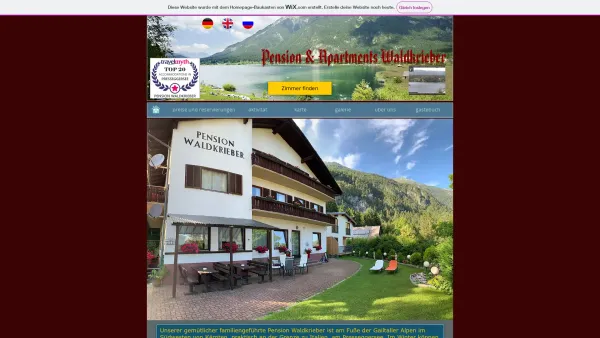 Website Screenshot: Manfred Waldkrieber - Waldkrieber Hermagor Nassfeld Presseger See - Date: 2023-06-26 10:24:31
