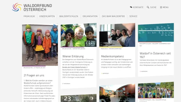 Website Screenshot: Österreichische Vereinigung freier Bildungsstätten - Waldorfbund | Home - Date: 2023-06-26 10:24:31