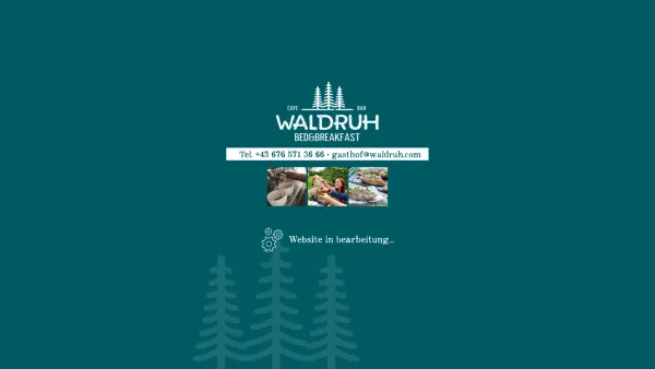 Website Screenshot: Gasthaus Pension Waldruh Kirchmair Gerhard u ATS Tourist Service - Gasthof Waldruh - Date: 2023-06-14 10:46:08