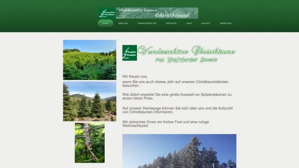 Website Screenshot: Sommer Waldviertler Tannen - Start - Date: 2023-06-26 10:24:31