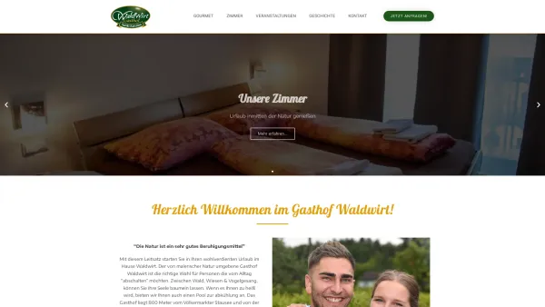 Website Screenshot: Gasthof Waldwirt - Waldwirt – Restaurant - Date: 2023-06-26 10:24:31